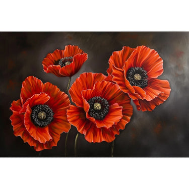 Poppy Flowers Canvas
